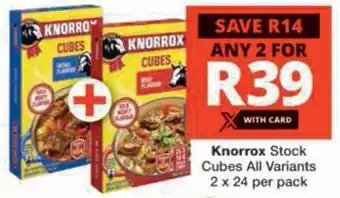 Checkers Hyper Knorrox Stock Cubes All Variants offer