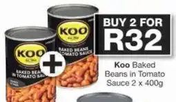Checkers Hyper Koo Baked Beans in Tomato Sauce offer