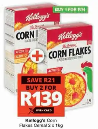 Checkers Hyper Kellogg's Corn Flakes Cereal offer