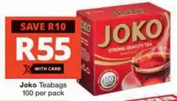Checkers Hyper Joko Teabags offer