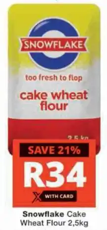 Checkers Hyper Snowflake Cake Wheat Flour offer
