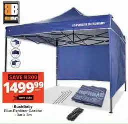 Checkers Hyper BushBaby Blue Explorer Gazebo offer