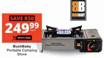 Checkers Hyper BushBaby Portable Camping Stove offer