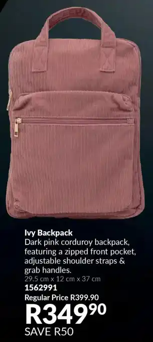 AVON Ivy Backpack offer