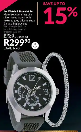 AVON Jax Watch & Bracelet Set offer