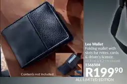 AVON Leo Wallet offer