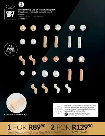 AVON Love for Every Day Earrings Set offer