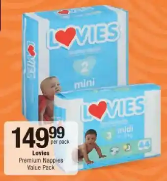 Lovies Premium Nappies Value Pack