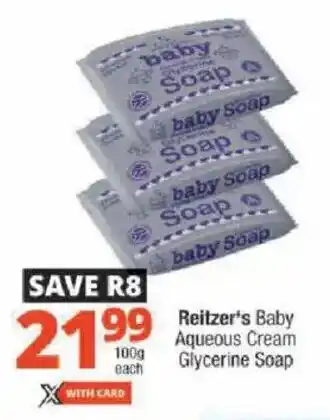 Reitzer's Baby Aqueous Cream Glycerine Soap