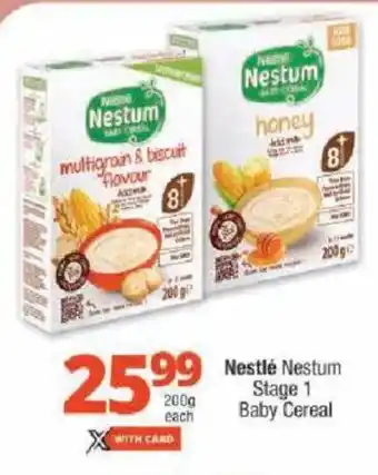 Checkers Nestlé Nestum Stage 1 Baby Cereal offer