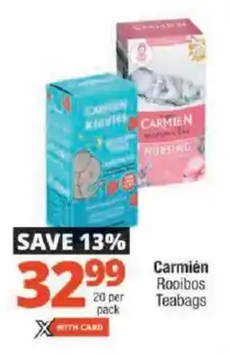 Checkers Carmién Rooibos Teabags offer