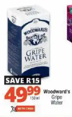 Checkers Woodward's Gripe Water offer