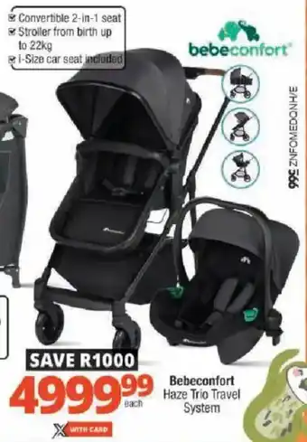Checkers Bebeconfort Haze Trio Travel System offer