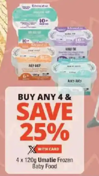 Checkers Umatie Frozen Baby Food offer