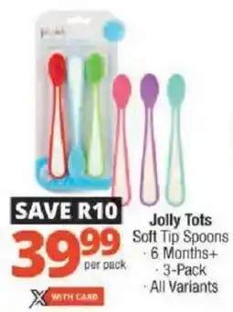 Checkers Jolly Tots Soft Tip Spoons offer