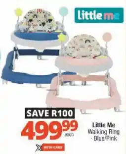 Checkers Little Me Walking Ring offer