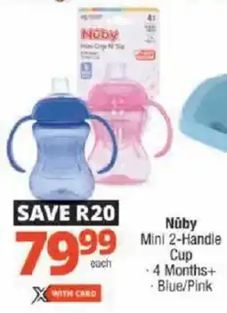 Checkers Nuby Mini 2-Handle Cup offer