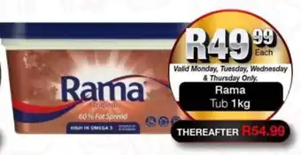Take 'n Pay Rama Tub offer