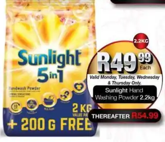 Take 'n Pay Sunlight Hand Washing Powder offer