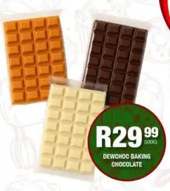 Take 'n Pay Dewchoc baking chocolate offer