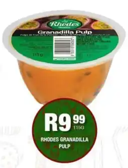 Take 'n Pay Rhodes granadilla pulp offer