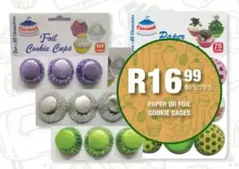 Take 'n Pay Paper or foil cookie cases offer