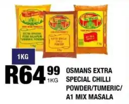 Take 'n Pay Osmans extra special chilli powder/ tumeric/ a1 mix masala offer