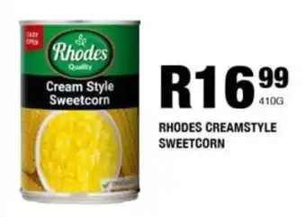 Take 'n Pay Rhodes Cream Style Sweetcorn offer