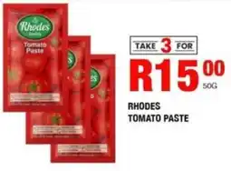 Take 'n Pay Rhodes Tomato Paste offer