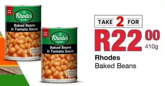 Take 'n Pay Rhodes Baked Beans offer