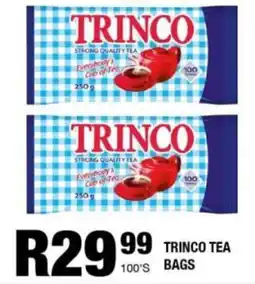 Take 'n Pay Trinco tea bags offer