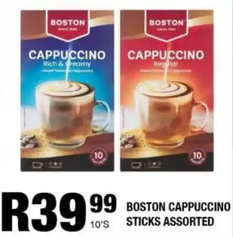 Take 'n Pay Boston cappuccino sticks assorted offer