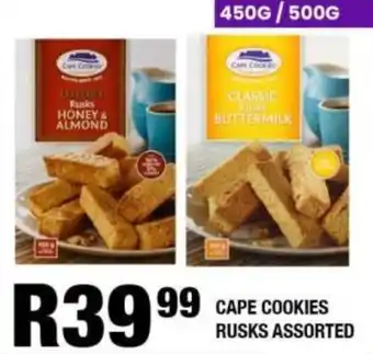 Take 'n Pay Cape cookies rusks assorted offer