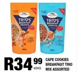 Take 'n Pay Cape cookies breakfast trio mix assorted offer