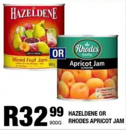 Take 'n Pay Hazeldene or rhodes apricot jam offer