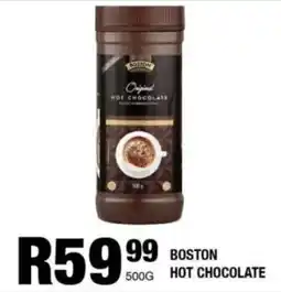 Take 'n Pay Boston hot chocolate offer