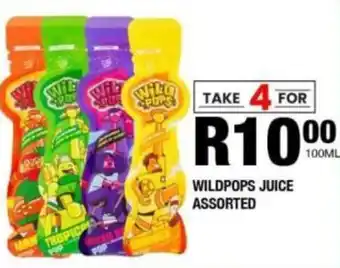 Take 'n Pay Wildpops juice assorted offer