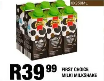 Take 'n Pay First choice milki milkshake offer