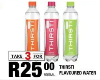 Take 'n Pay Thirsti flavoured water offer