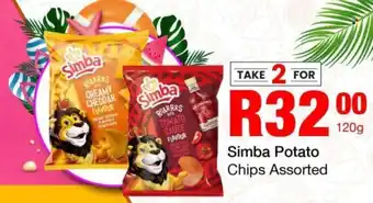 Take 'n Pay Simba Potato Chips Assorted offer
