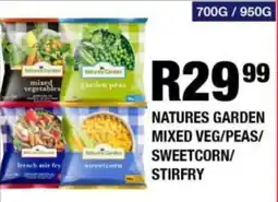 Take 'n Pay Natures garden mixed veg/ peas/ sweetcorn/ stirfry offer