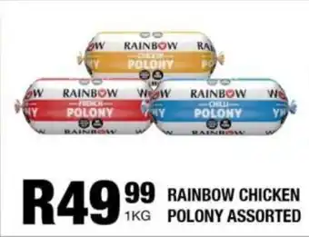 Take 'n Pay Rainbow chicken polony assorted offer
