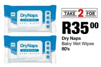 Take 'n Pay Dry Naps Baby Wet Wipes offer