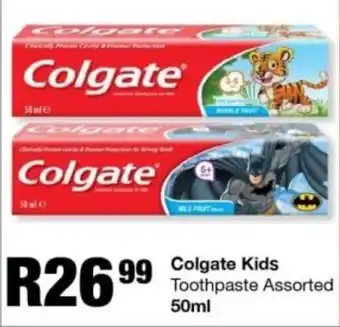 Take 'n Pay Colgate Kids Toothpaste Assorted offer