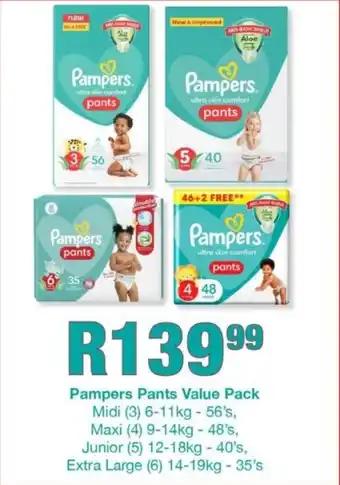 Take 'n Pay Pampers Pants Value Pack offer