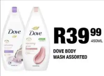 Take 'n Pay Dove body wash assorted offer
