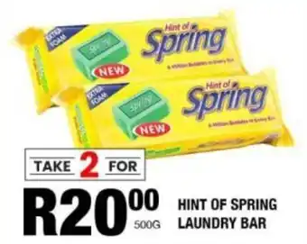 Take 'n Pay Hint of spring laundry bar offer