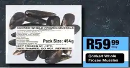 Take 'n Pay Cooked Whole Frozen Mussles offer