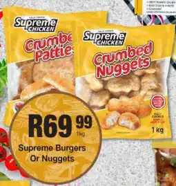 Take 'n Pay Supreme Burgers Or Nuggets offer