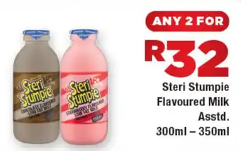 OK Foods Steri Stumpie Flavoured Milk offer
